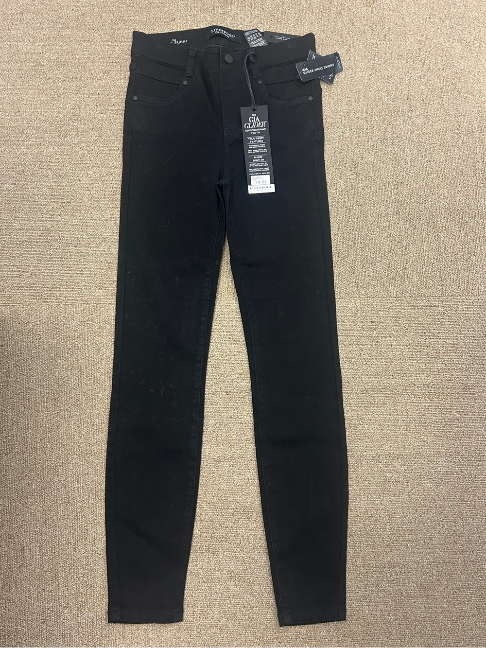 Women’s Liverpool Abby Skinny Silky Soft Eco Black